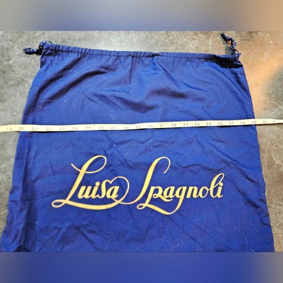 Large Luisa Spagnoli Drawstring Dust Bag Cover Protector Pouch Storage Travel - Picture 5 of 6